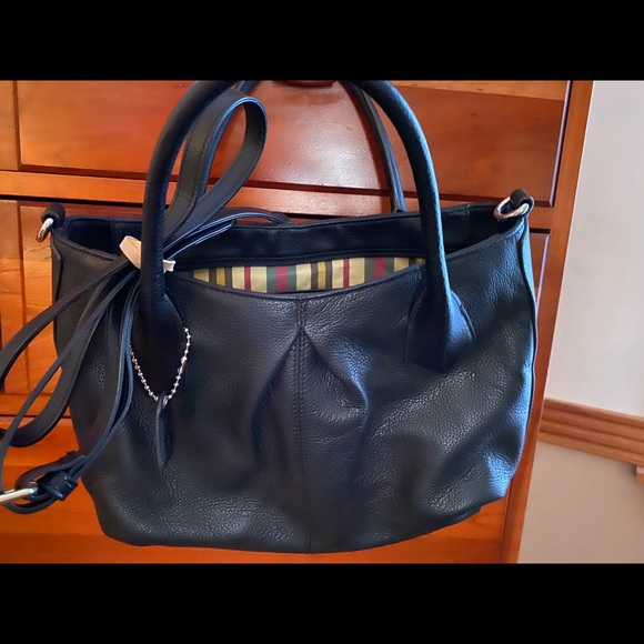clarks leather purse